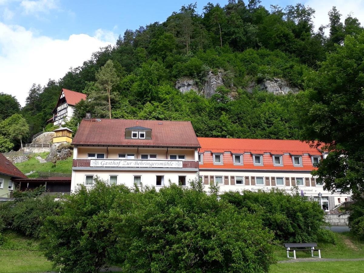 Gasthof Zur Behringersmuhle Hotel Goessweinstein Buitenkant foto